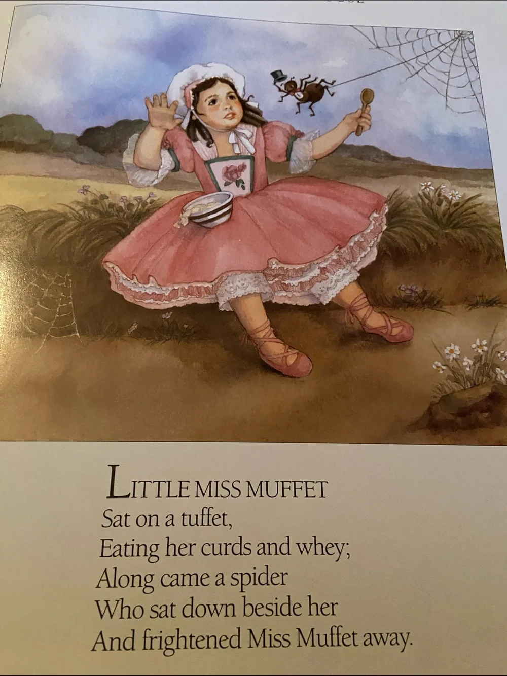 Vintage Classic Mother Goose Illustrated Children’s book Nursery Rhymes Rhyme hc